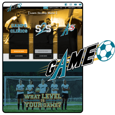 A-Game Soccer Marketing showcase