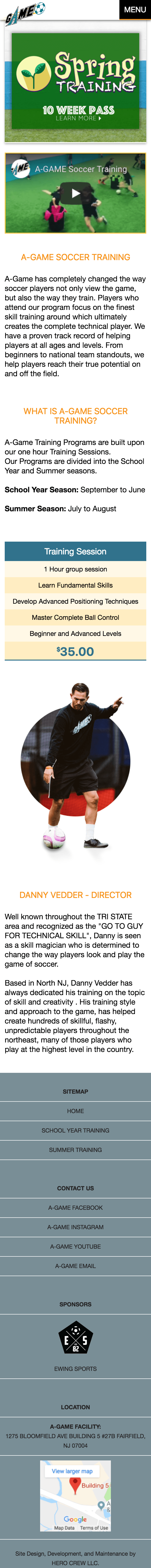 A-Game Soccer Agame Site Mobile
