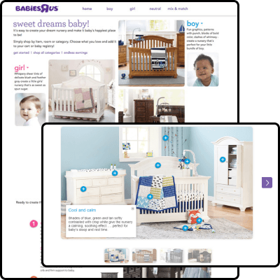 Babies"R"Us Sweet Dreams sleep system UX showcase