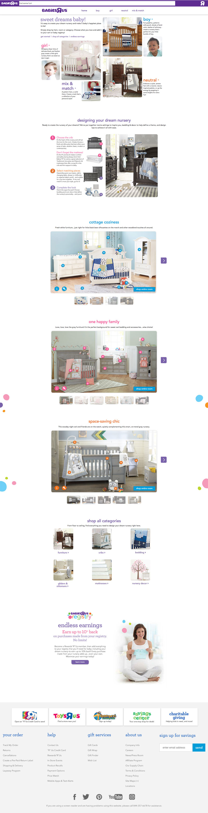 Babies"R"Us Bru Page Sweetdreams