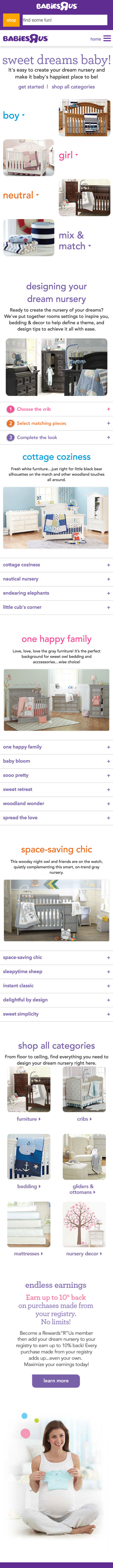 Babies"R"Us Bru Page Sweetdreams Mb