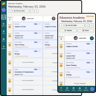 Eduscena homeschool management SaaS platform showcase