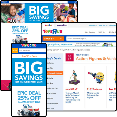 Toys"R"Us Great Deals Store showcase