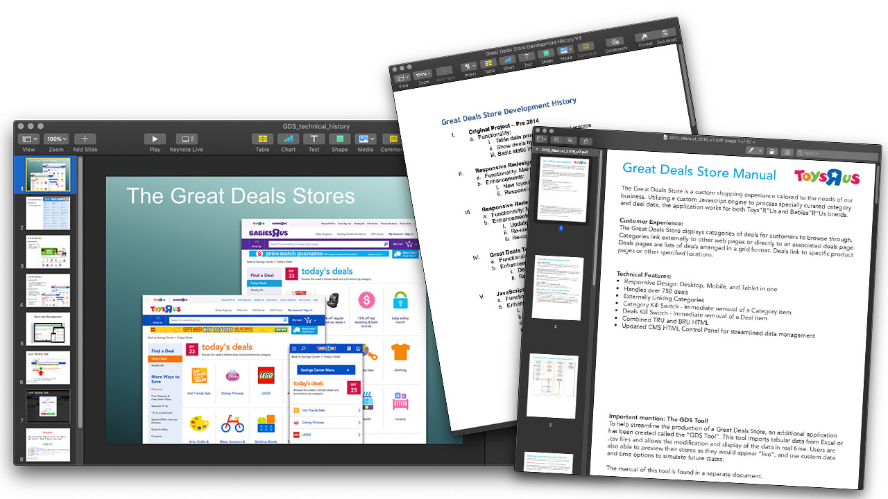 Great Deals Store documentation materials