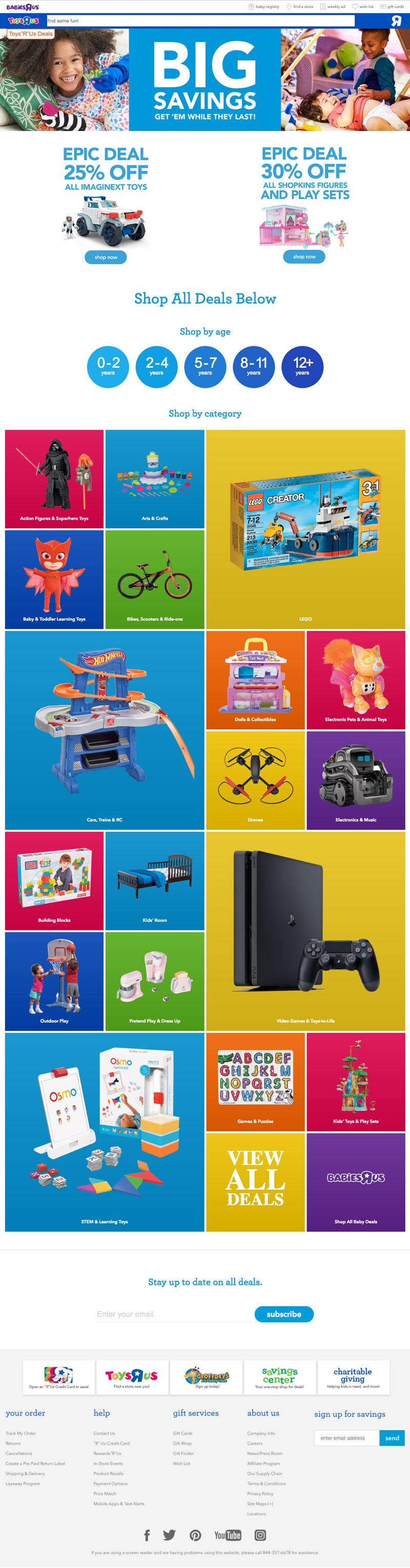 Great Deals Store new design